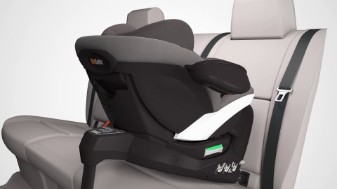 BeSafe iZi Turn B i-Size - obrotowy fotelik samochodowy (0 - 4lat / 40 - 105cm) • Peak Mesh