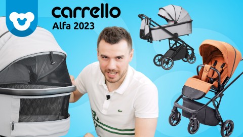Recenzja Carrello Alfa 2023 wózek 2w1, spacerówka