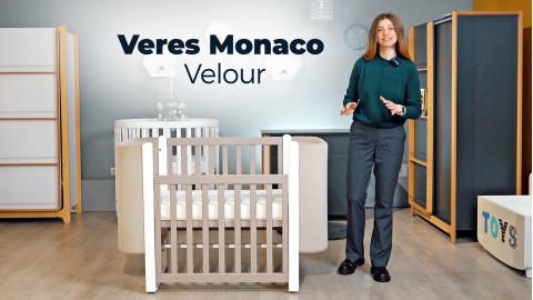 Limitowana seria łóżeczka Veres Monaco Velour