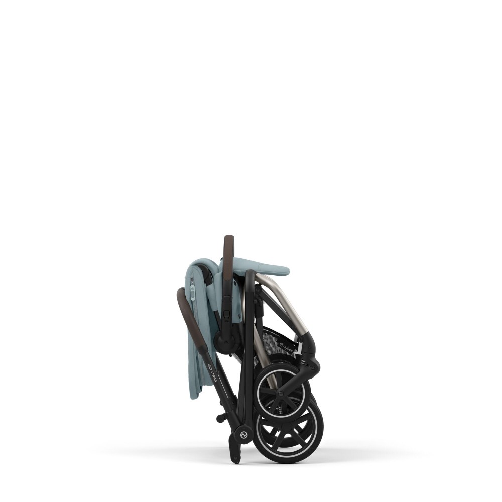 Cybex Eezy S Twist +2 - wózek spacerowy z obracanym siedziskiem / obrotowa spacerówka (koła terenowe) • Stormy Blue