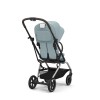 Cybex Eezy S Twist +2 - wózek spacerowy z obracanym siedziskiem / obrotowa spacerówka (koła terenowe) • Stormy Blue