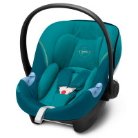Cybex Aton M i-Size - fotelik samochodowy, nosidełko (0-24mc / 45-87cm) • Beach Blue