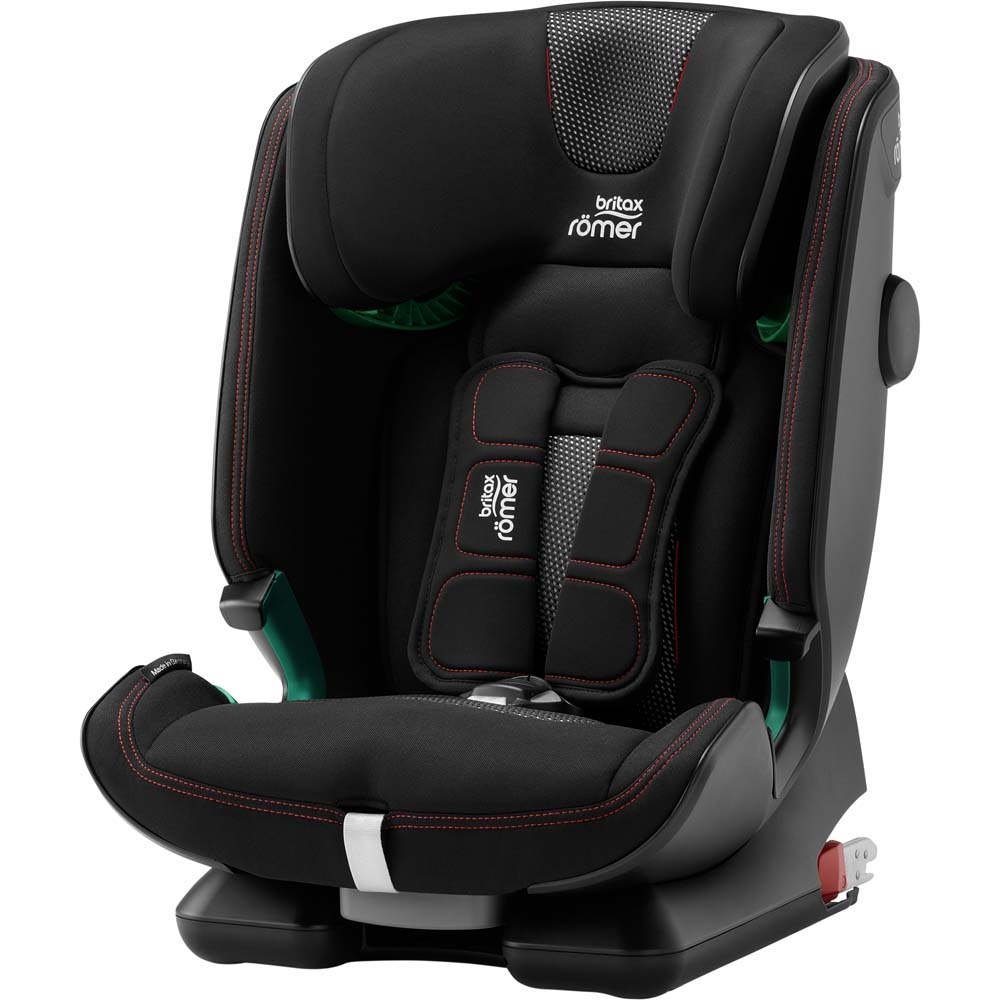 Britax Romer ADVANSAFIX i-SIZE - fotelik samochodowy przodem do kierunku jazdy (15m - 12lat / 76 - 150cm) • Cool Flow - Black 