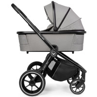 Muuvo Quick 3.0 - kompaktowy wózek 2w1 / Gondola XL • Steel Grey Muuvo Quick 3.0 - kompaktowy wózek 2w1 / Gondola XL • Steel Grey
