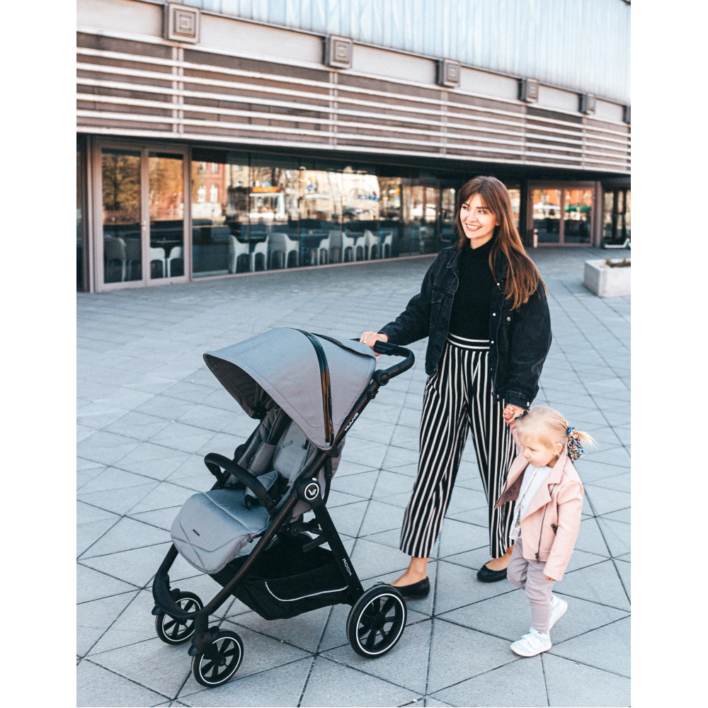 Muuvo Roox - wózek spacerowy / spacerówka na każdy teren • Misty Grey