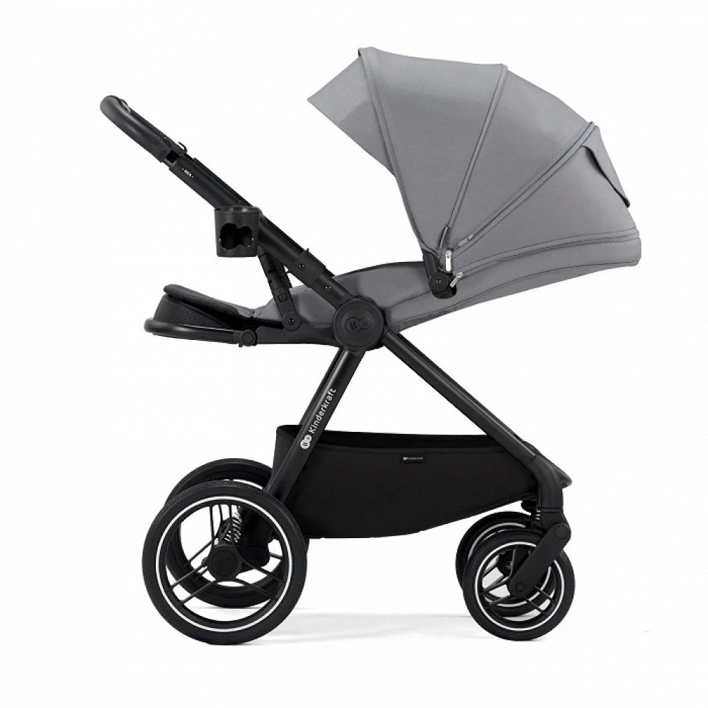 Kinderkraft Nea - wózek wielofunkcyjny 2w1 • Platinium Grey
