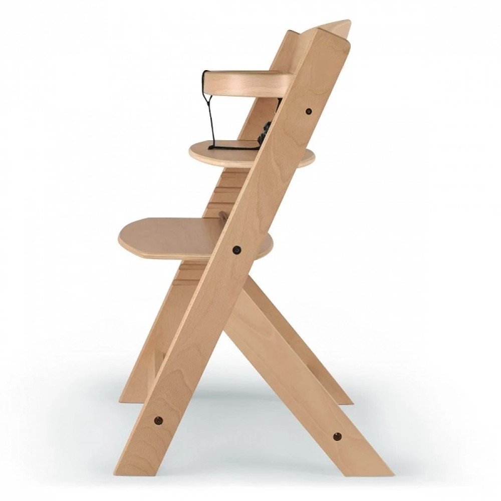 Kinderkraft Enock - krzesełko do karmienia bez tacki • Drewniane