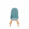 Kinderkraft Tixi - krzesełko do karmienia 2w1 • Turquoise