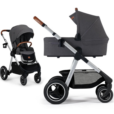 Kinderkraft Everyday Dark grey silver frame дитяча коляска