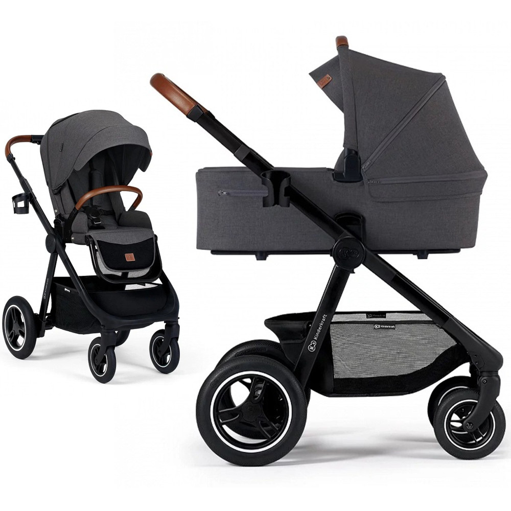 Kinderkraft Everyday Dark grey black frame дитяча коляска
