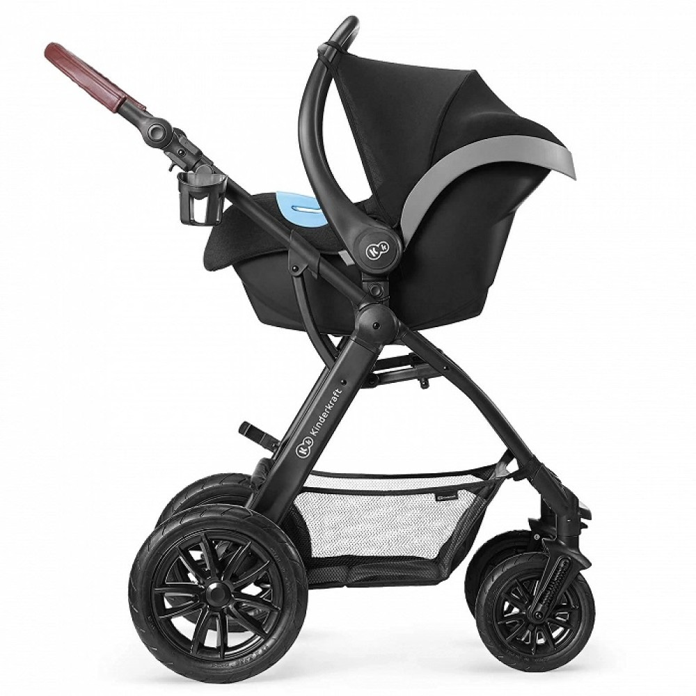 Kinderkraft xMoov Denim дитяча коляска 3 в 1 з автокріслом