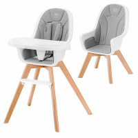 Kinderkraft Tixi Grey стільчик для годування 2 в 1
