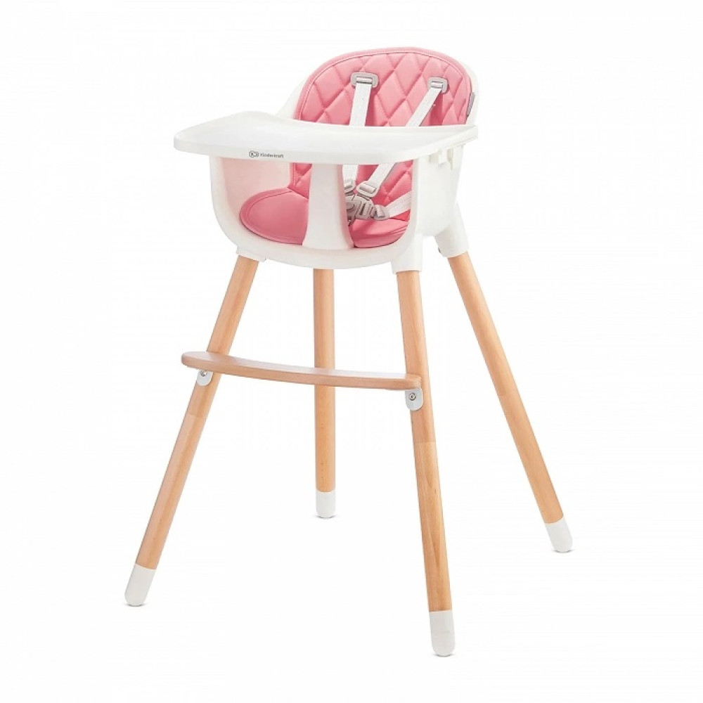Kinderkraft Sienna Pink стільчик для годування 2 в 1
