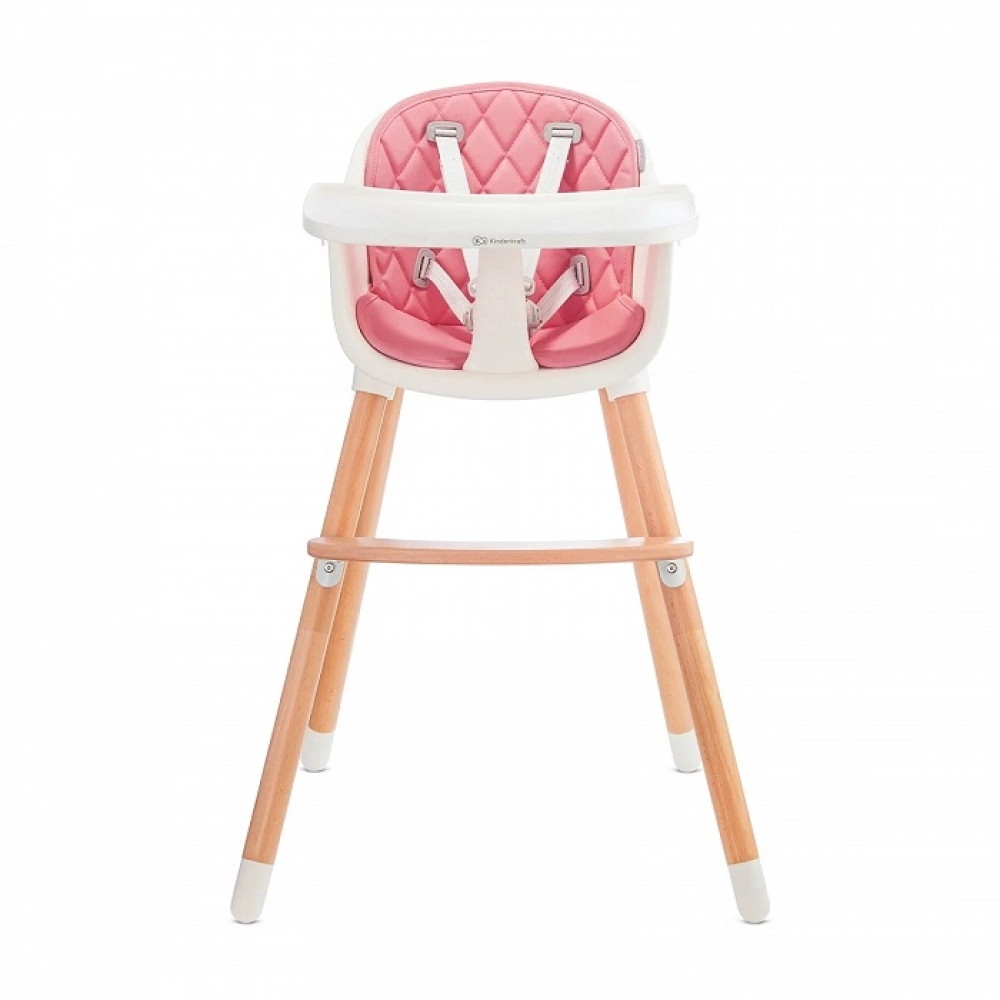Kinderkraft Sienna Pink стільчик для годування 2 в 1