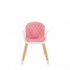 Kinderkraft Sienna Pink стільчик для годування 2 в 1