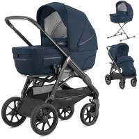 Inglesina Aptica XT Duo - wózek wielofunkcyjny 3w1/ wózek na każdy teren • Polar Blue