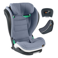 BeSafe iZi Flex FIX i-Size - fotelik samochodowy przodem do kierunku jazdy (100 - 150cm / 3,5 - 12lat) • Niebieski Melange