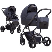 Bebetto Holland 02 графітова рама дитяча коляска