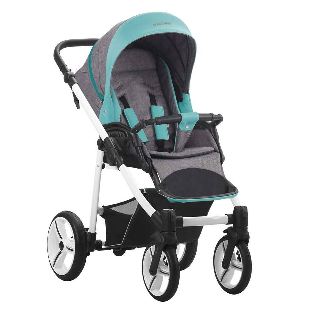 Bebetto Vulcano V02 біла рама дитяча коляска