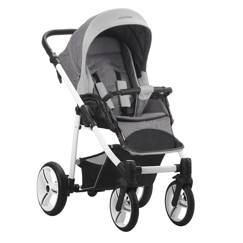 Bebetto Vulcano V03 біла рама дитяча коляска