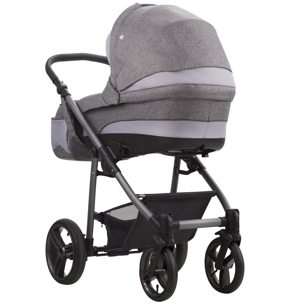 Bebetto Vulcano V10 чорна рама дитяча коляска