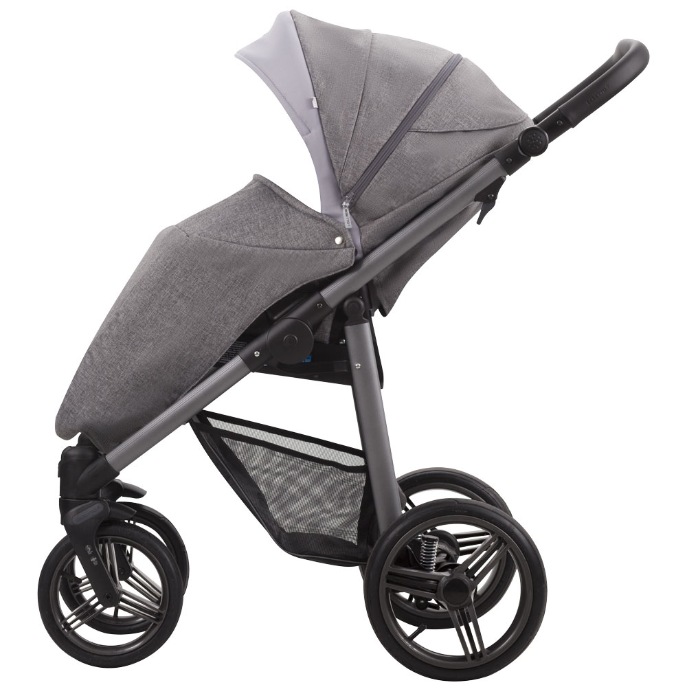 Bebetto Vulcano V10 чорна рама дитяча коляска