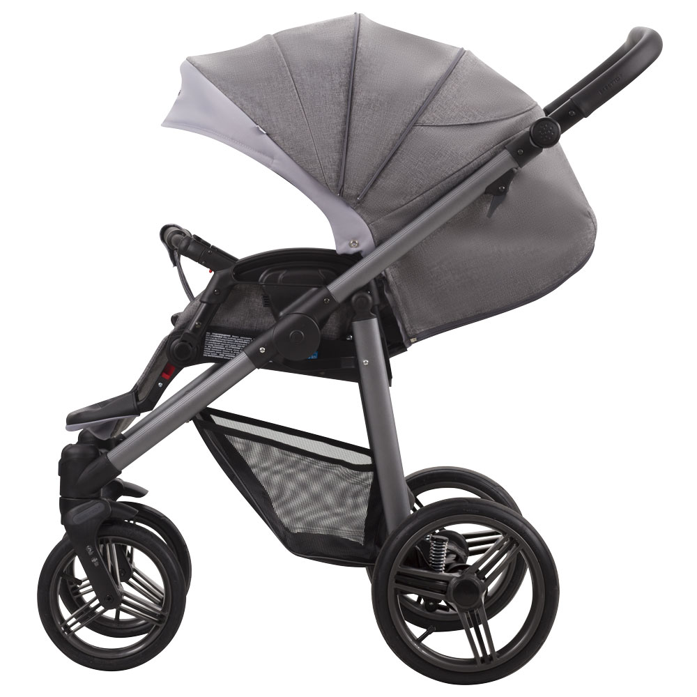 Bebetto Vulcano V10 чорна рама дитяча коляска