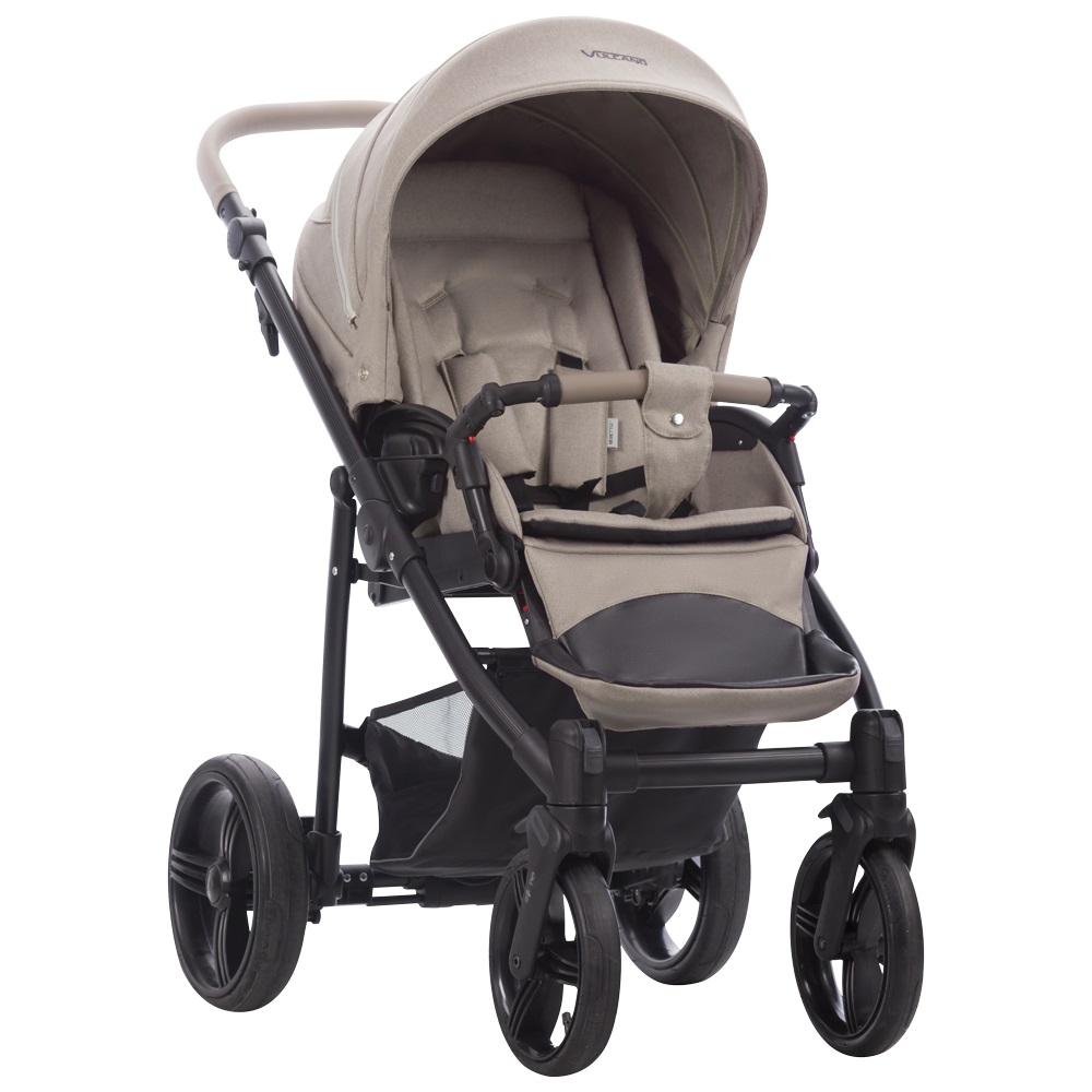 Bebetto Vulcano V10 чорна рама дитяча коляска