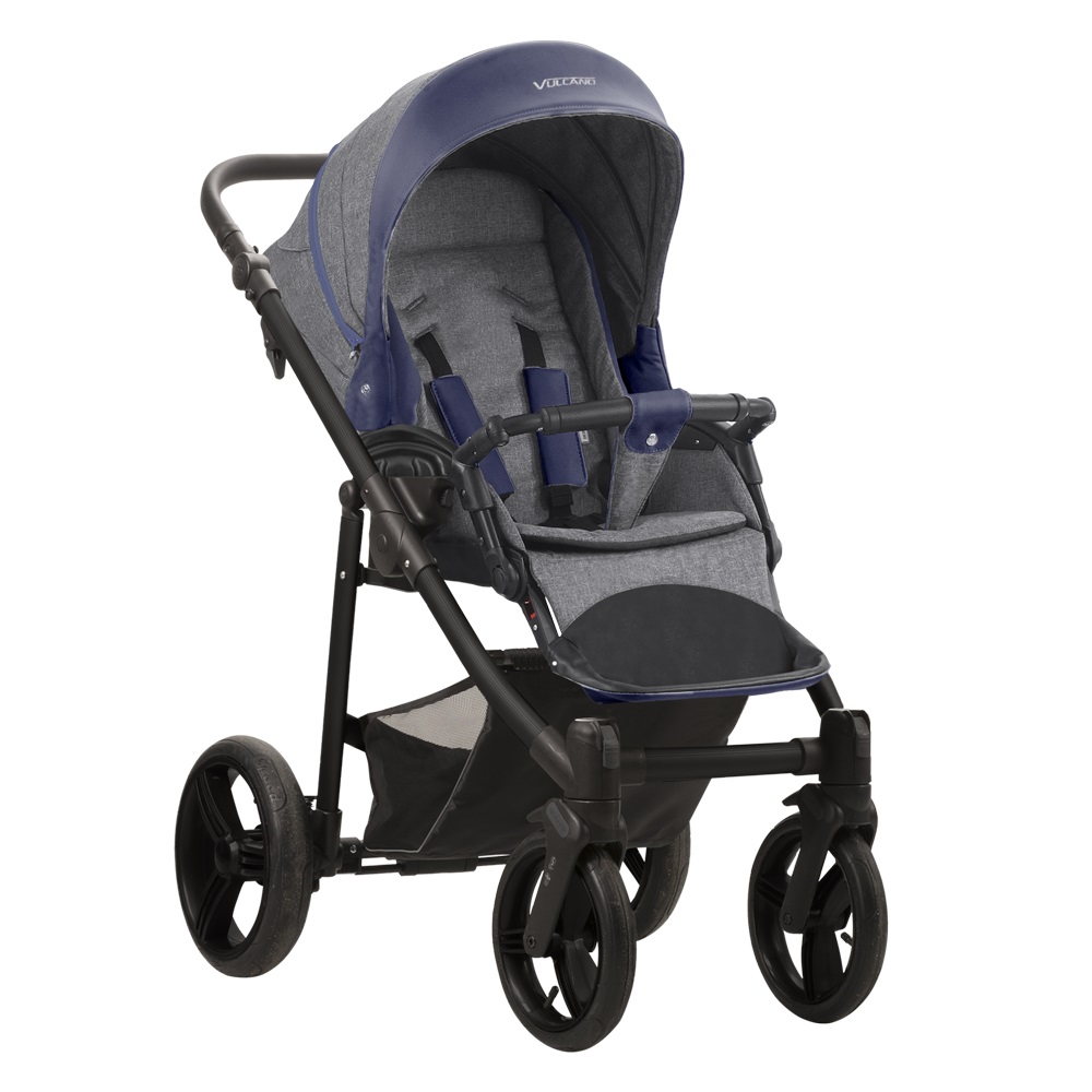 Bebetto Vulcano V06 чорна рама дитяча коляска