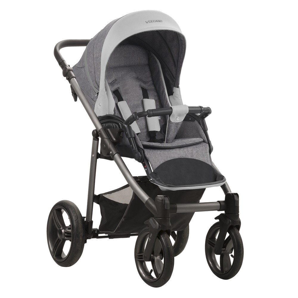 Bebetto Vulcano V03 графітова рама дитяча коляска