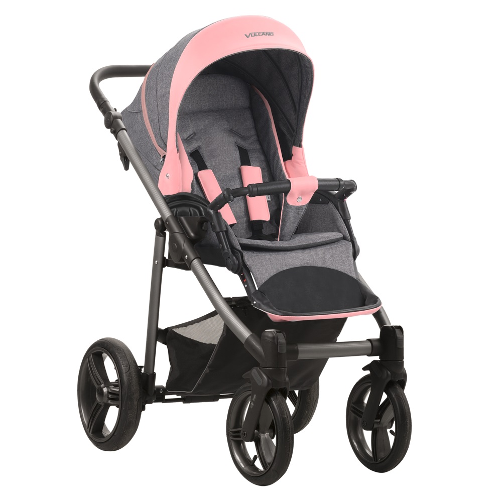 Bebetto Vulcano V07 графітова рама дитяча коляска