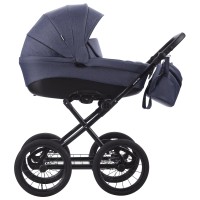 Bebetto Erness 03 чорна рама дитяча коляска
