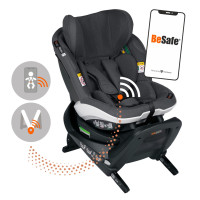 BeSafe iZi Turn M i-Size - obrotowy fotelik samochodowy (6mc - 4lat / 61 - 105cm) • Antracyt Mesh