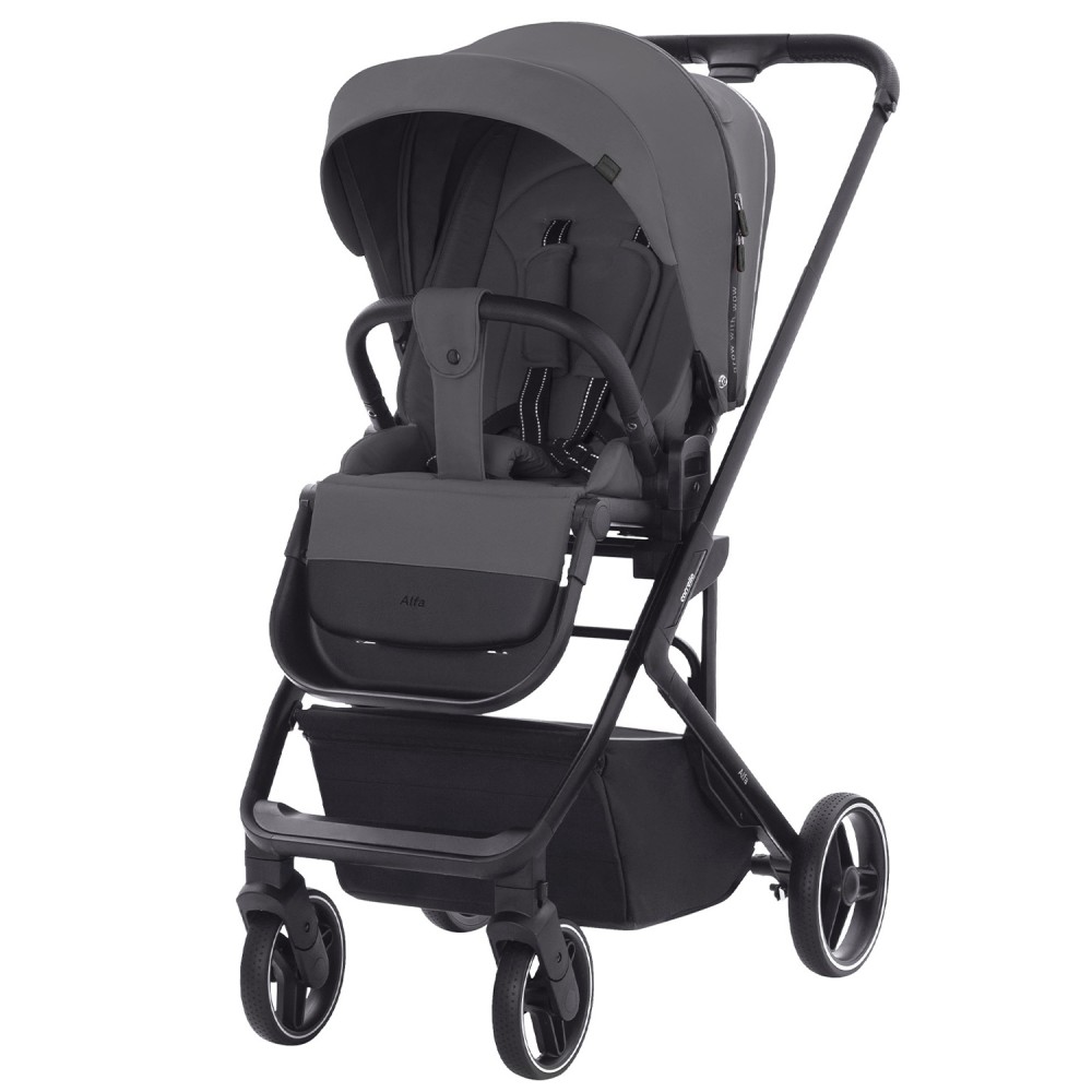 Carrello Alfa CRL-5508 - wózek spacerowy / spacerówka z przekładanym siedziskiem • Falcon Grey