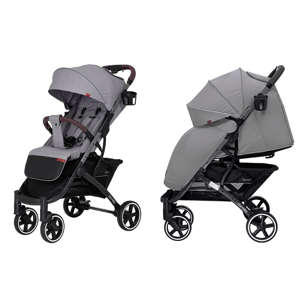 Carrello Astra CRL-5505/1 - wózek spacerowy / lekka spacerówka • Dolphin Grey