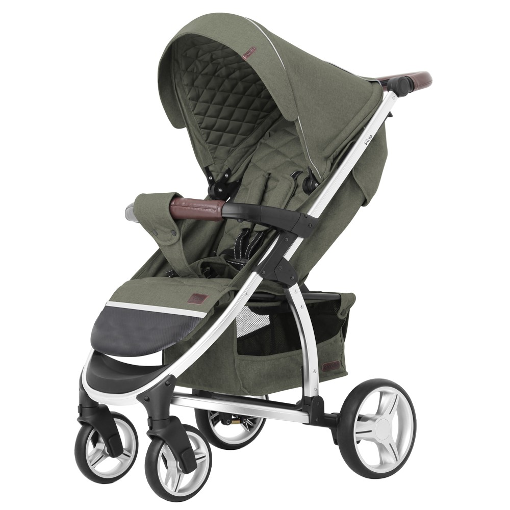 Carrello Vista CRL-8505 - wózek spacerowy / spacerówka na każdy teren • Olive Green