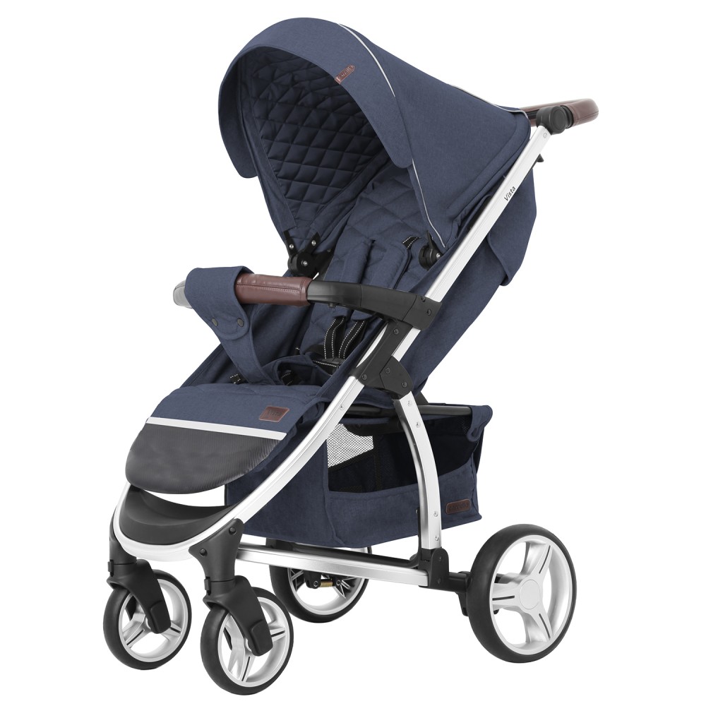 Carrello Vista CRL-8505 - wózek spacerowy / spacerówka na każdy teren • Denim Blue