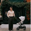 Cybex Eezy S Twist +2 - wózek spacerowy z obracanym siedziskiem / obrotowa spacerówka (koła terenowe) • Almond Beige