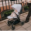 Cybex Eezy S Twist +2 - wózek spacerowy z obracanym siedziskiem / obrotowa spacerówka (koła terenowe) • Almond Beige