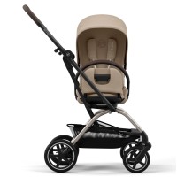 Cybex Eezy S Twist +2 - wózek spacerowy z obracanym siedziskiem / obrotowa spacerówka (koła terenowe) • Almond Beige