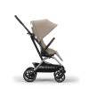 Cybex Eezy S Twist +2 - wózek spacerowy z obracanym siedziskiem / obrotowa spacerówka (koła terenowe) • Almond Beige