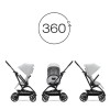 Cybex Eezy S Twist +2 - wózek spacerowy z obracanym siedziskiem / obrotowa spacerówka (koła terenowe) • Almond Beige