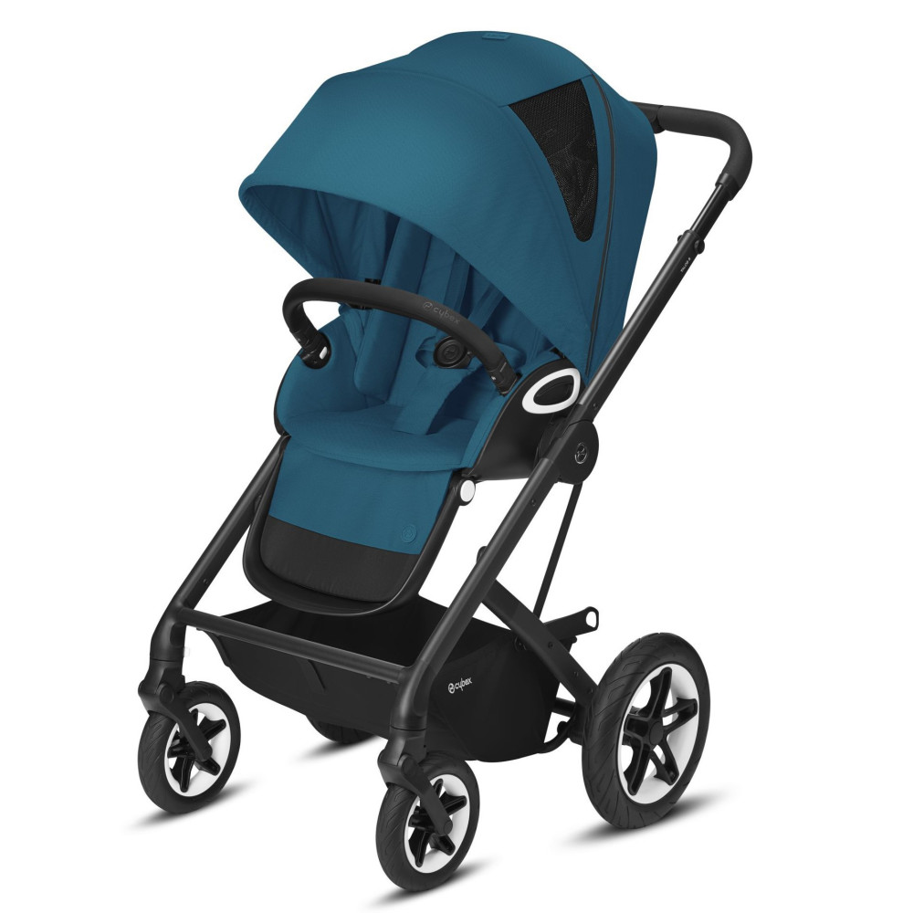 Cybex Talos S Lux BLK - wózek spacerowy / spacerówka na każdy teren • River Blue