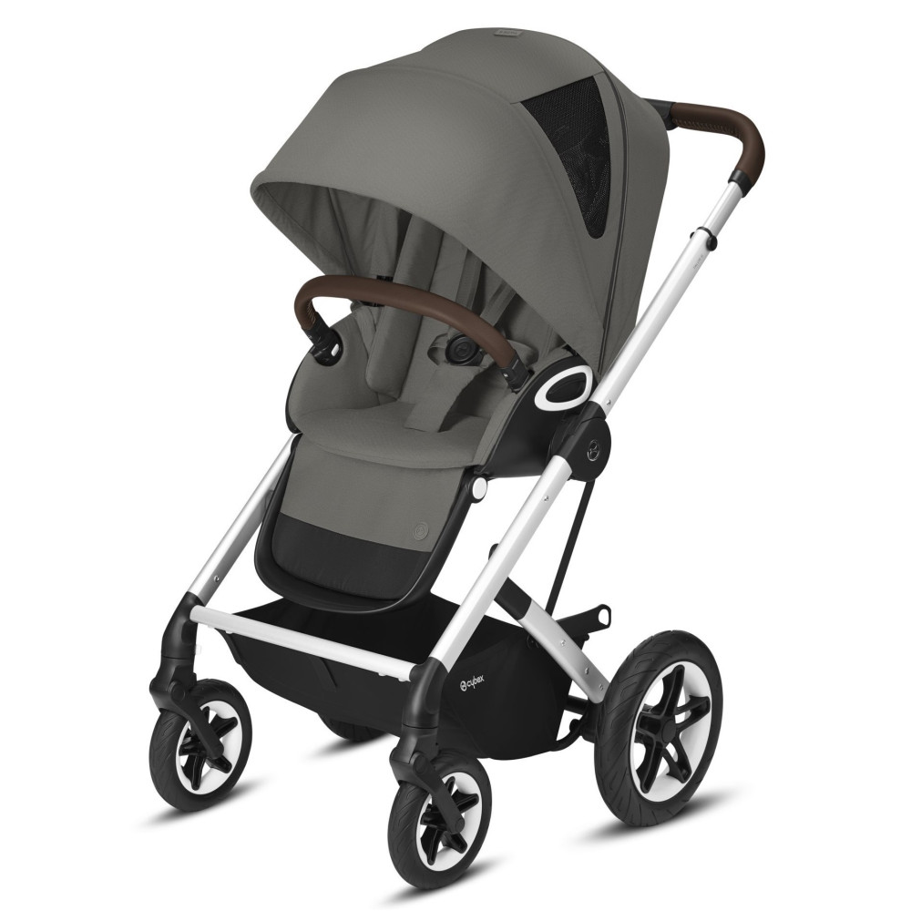 Cybex Talos S Lux SLV - wózek spacerowy / spacerówka na każdy teren • Soho Grey