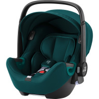 Britax Romer BABY-SAFE iSENSE - obrotowy fotelik samochodowy, nosidełko (0 - 15mc / 40 - 83cm) • Atlantic Green