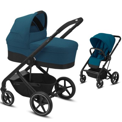 Cybex Balios S Lux - kompaktowy wózek 2w1• River Blue BLK