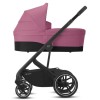Cybex Balios S Lux - kompaktowy wózek 2w1 • Magnolia Pink BLK