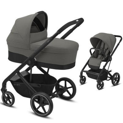 Cybex Balios S Lux - kompaktowy wózek 2w1 • Soho Grey