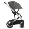 Cybex Balios S Lux - kompaktowy wózek 2w1 • Soho Grey SLV