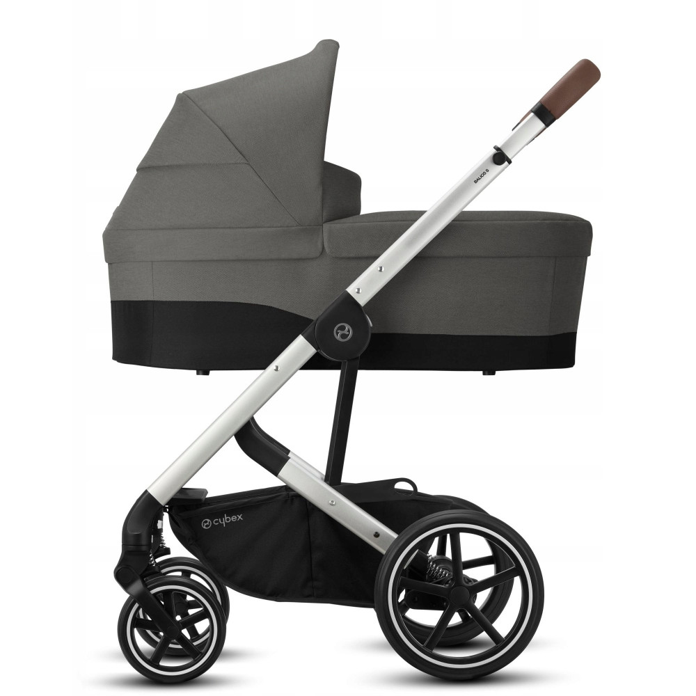 Cybex Balios S Lux - kompaktowy wózek 2w1 • Soho Grey SLV Cybex Balios S Lux - kompaktowy wózek 2w1 • Soho Grey SLV